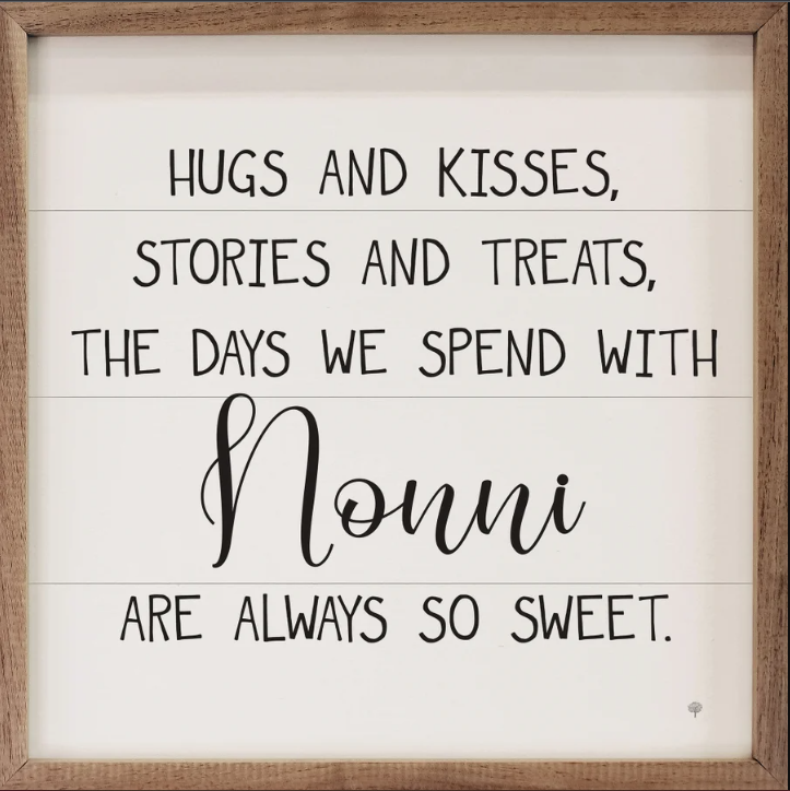 Hugs and Kisses Nonni White image 0