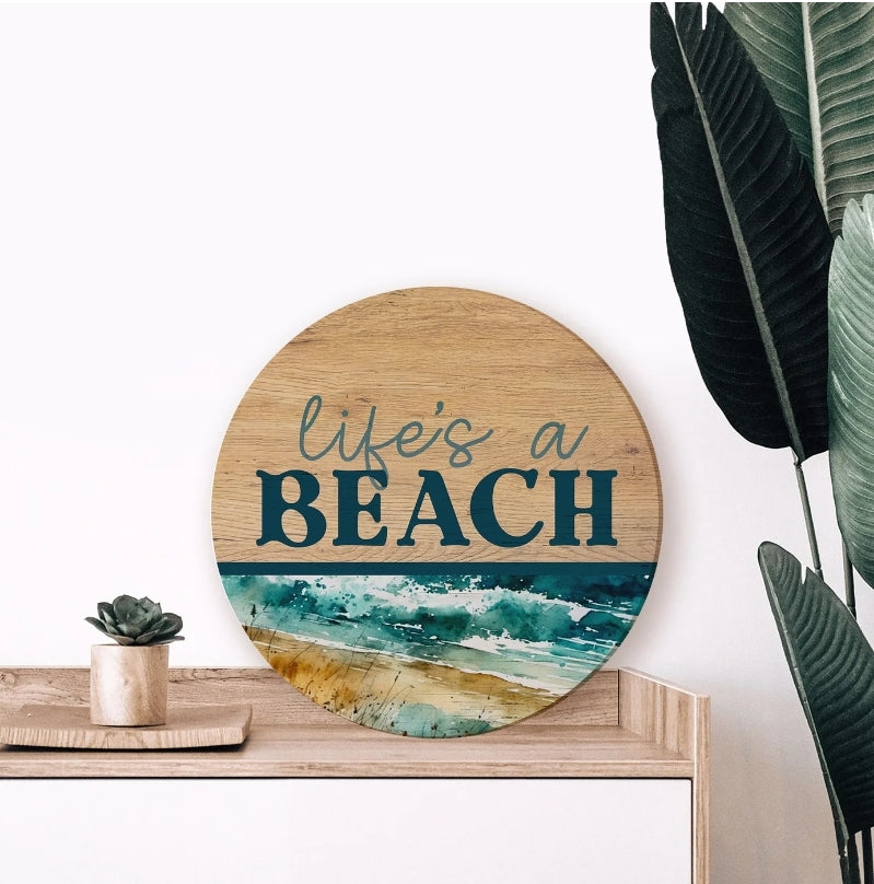 Life's A Beach Circle image 1