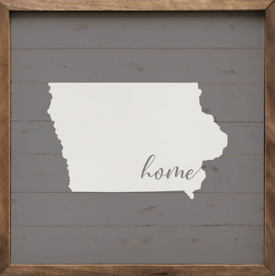 Home State Personalized State Gray image 0