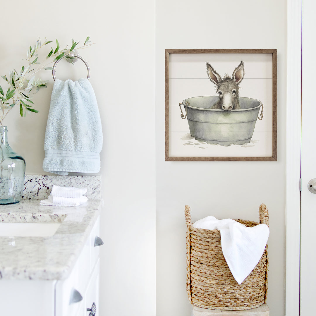 Donkey Metal Tub White image 0
