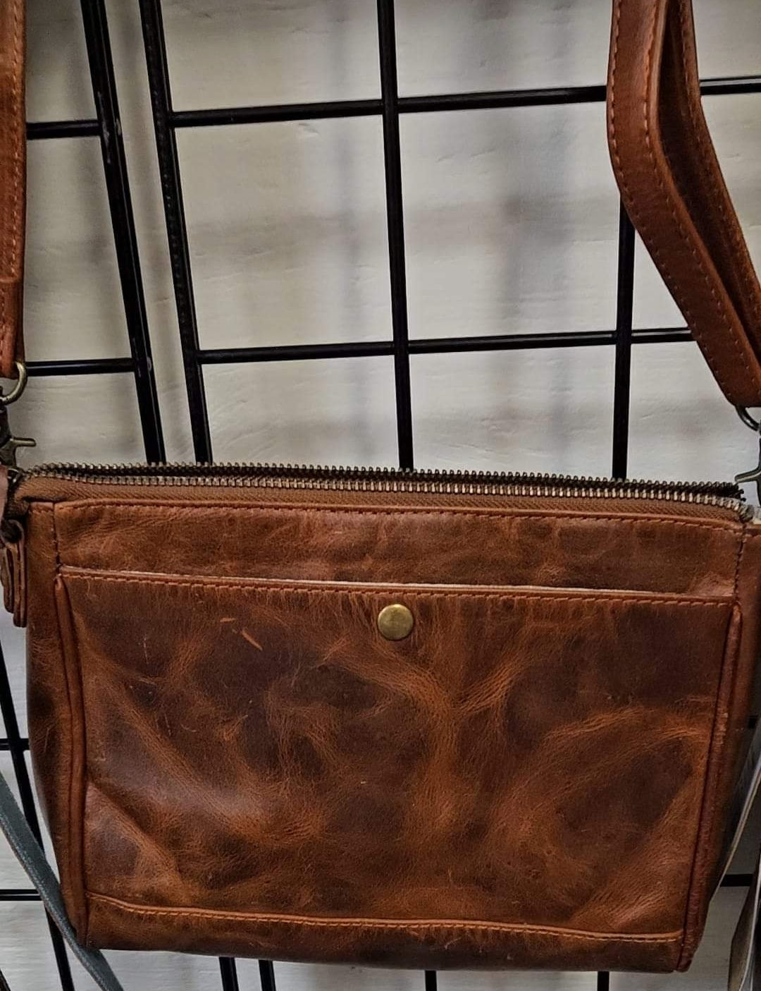 Rustic Genuine Leather Clutch Purse image 4