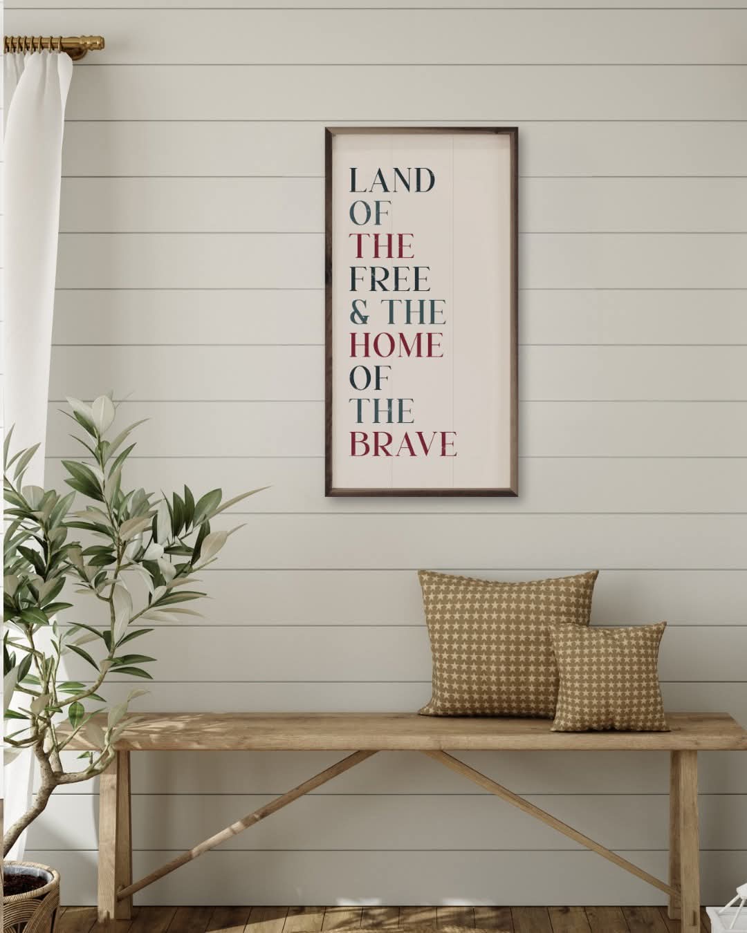Land Of The Free Words White image 1