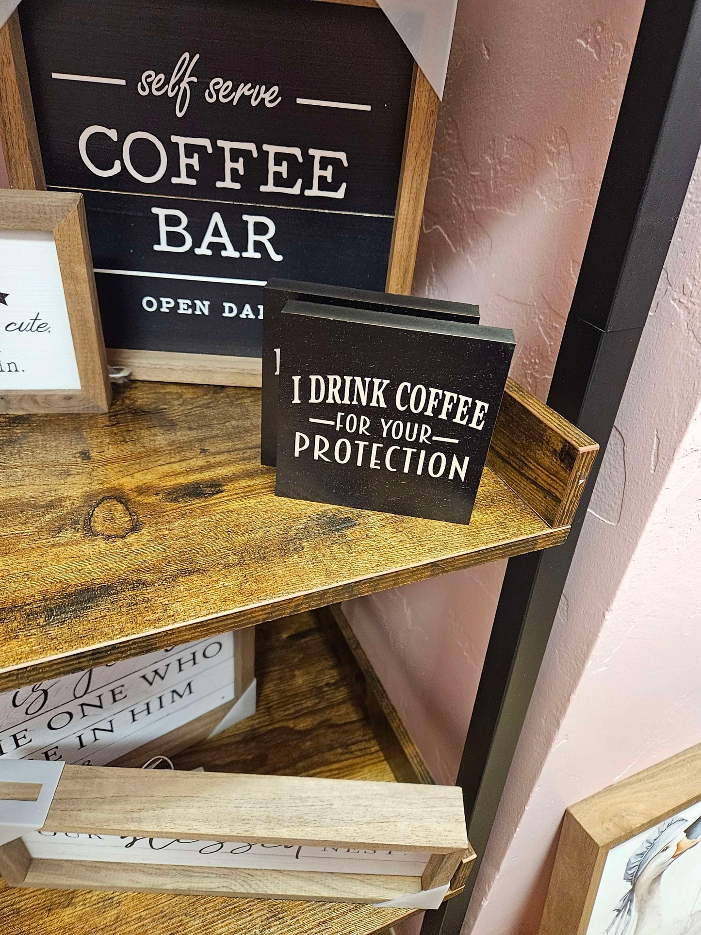 I Drink Coffee Sign image 1