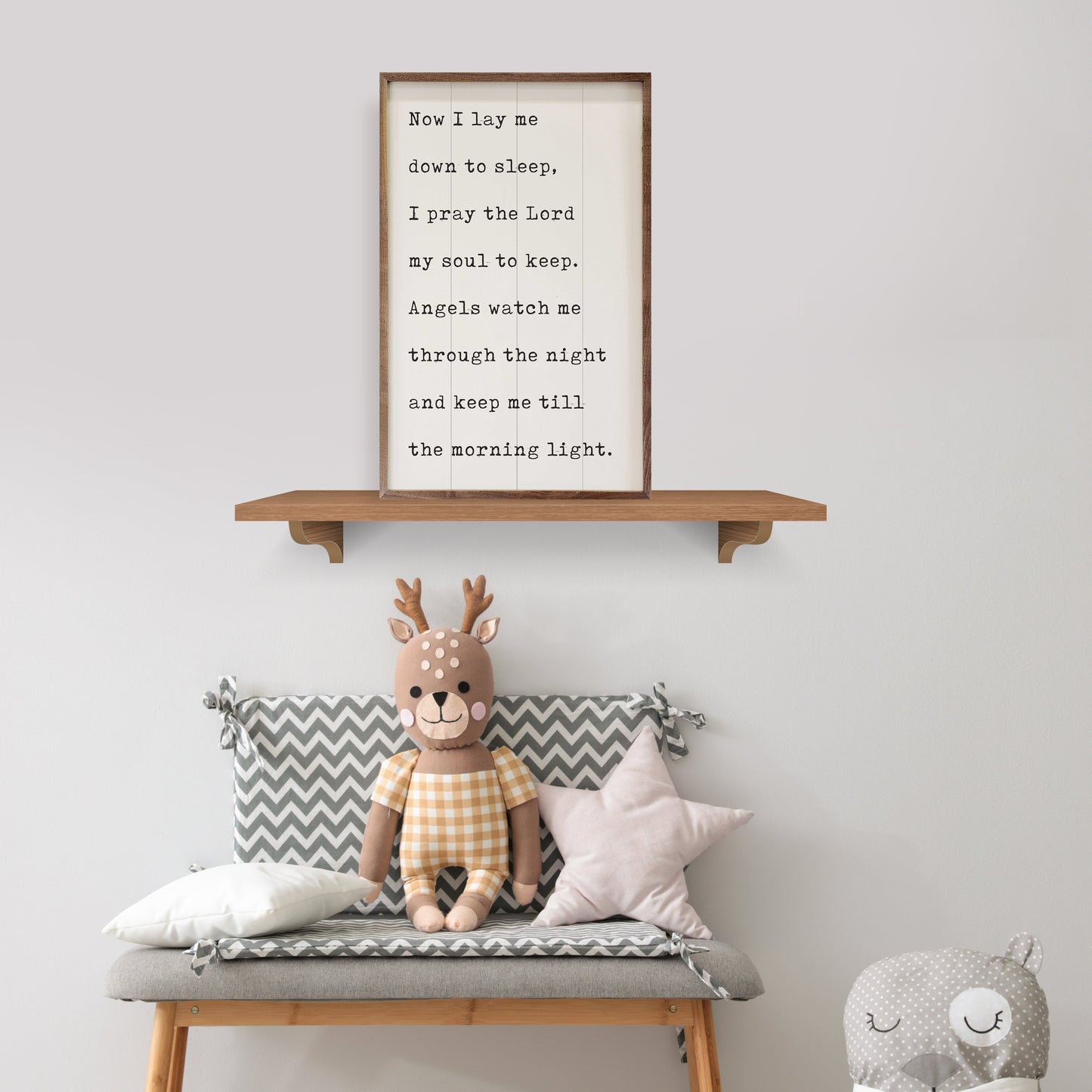 Now I Lay Me Down To Sleep White