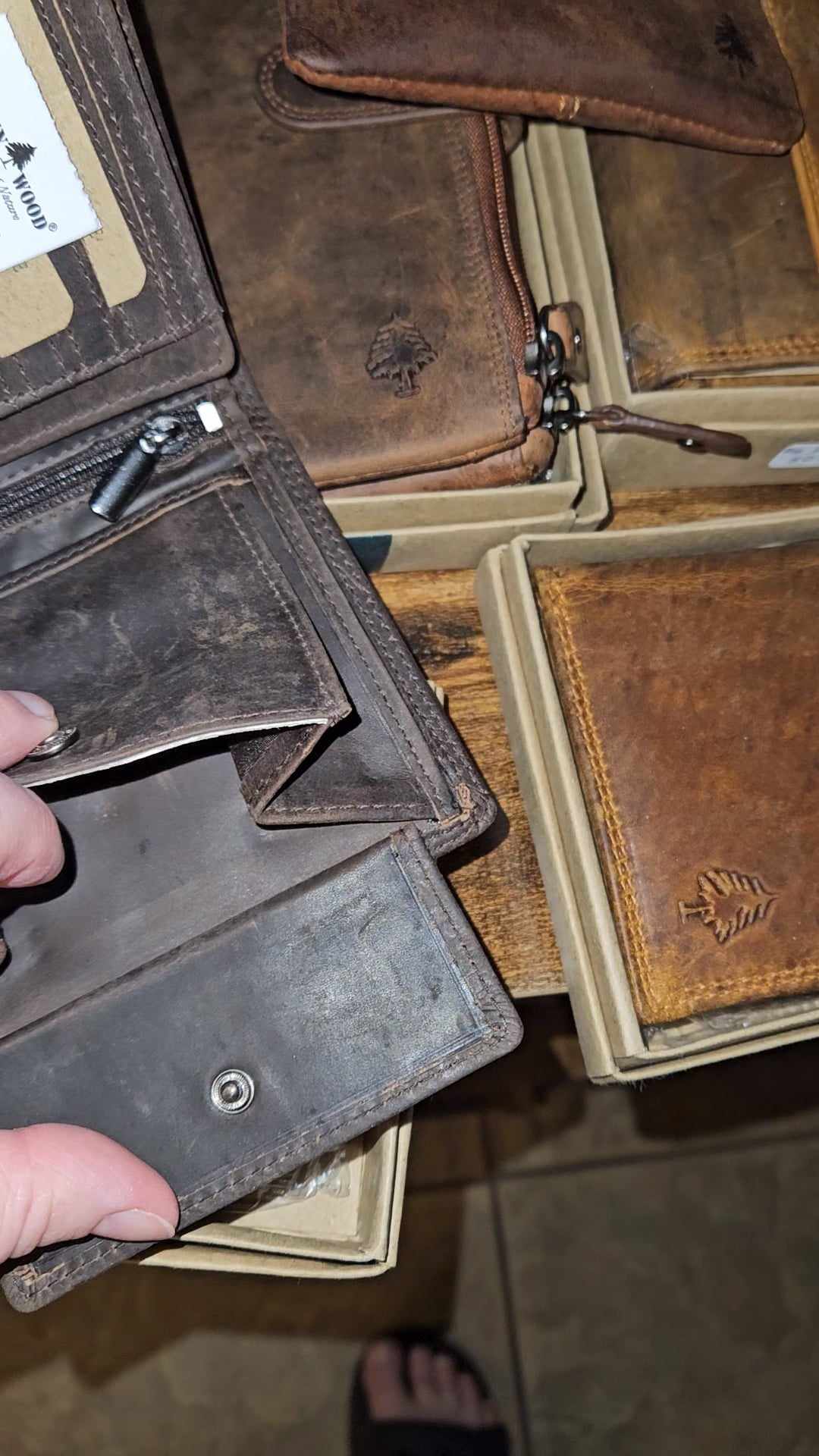 Tim Handmade Genuine Leather Wallet image 13