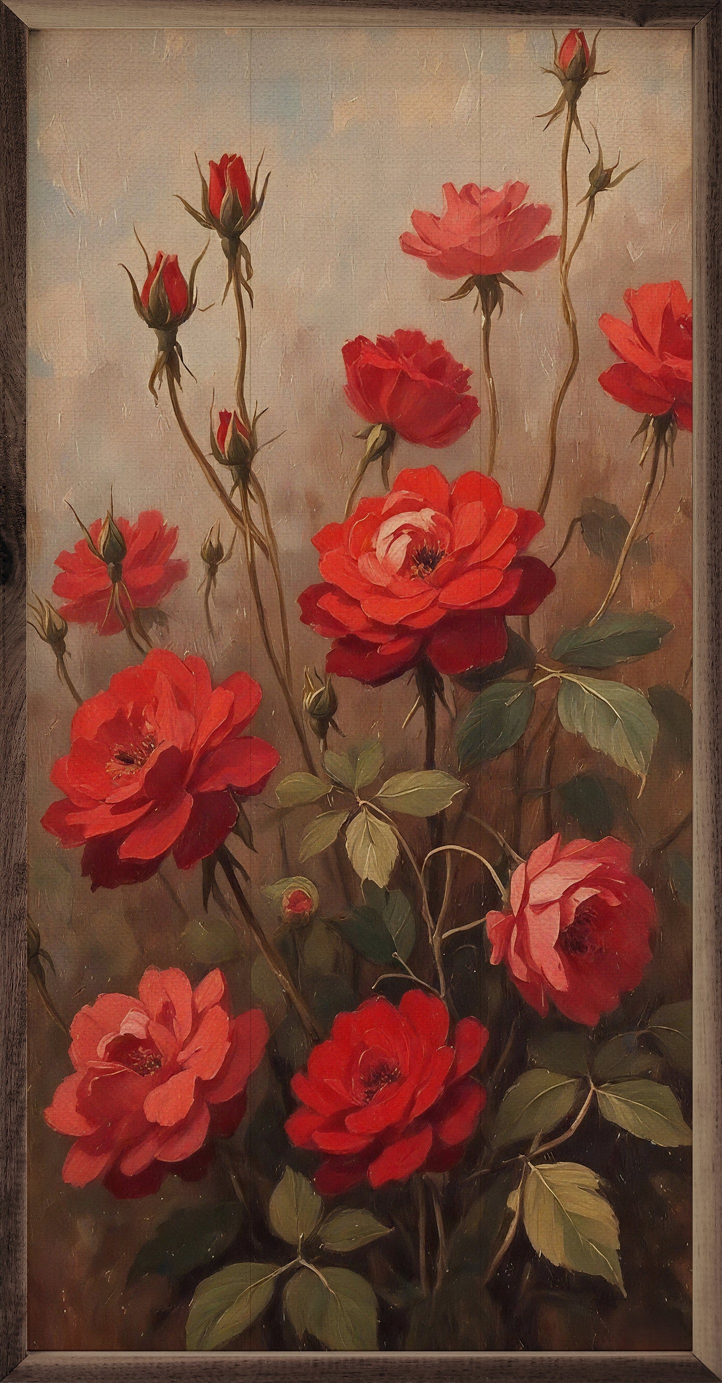 Red Wild Roses