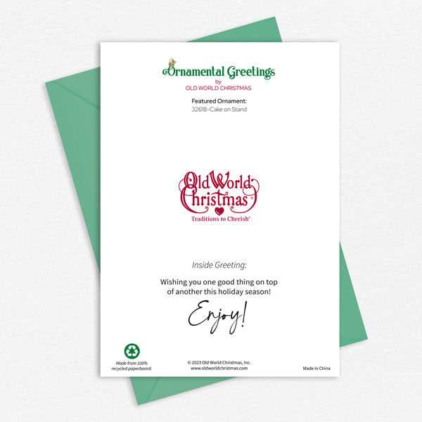 Cake Christmas Card