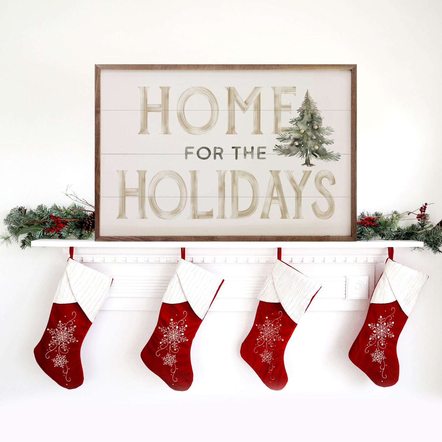 Home For The Holidays White