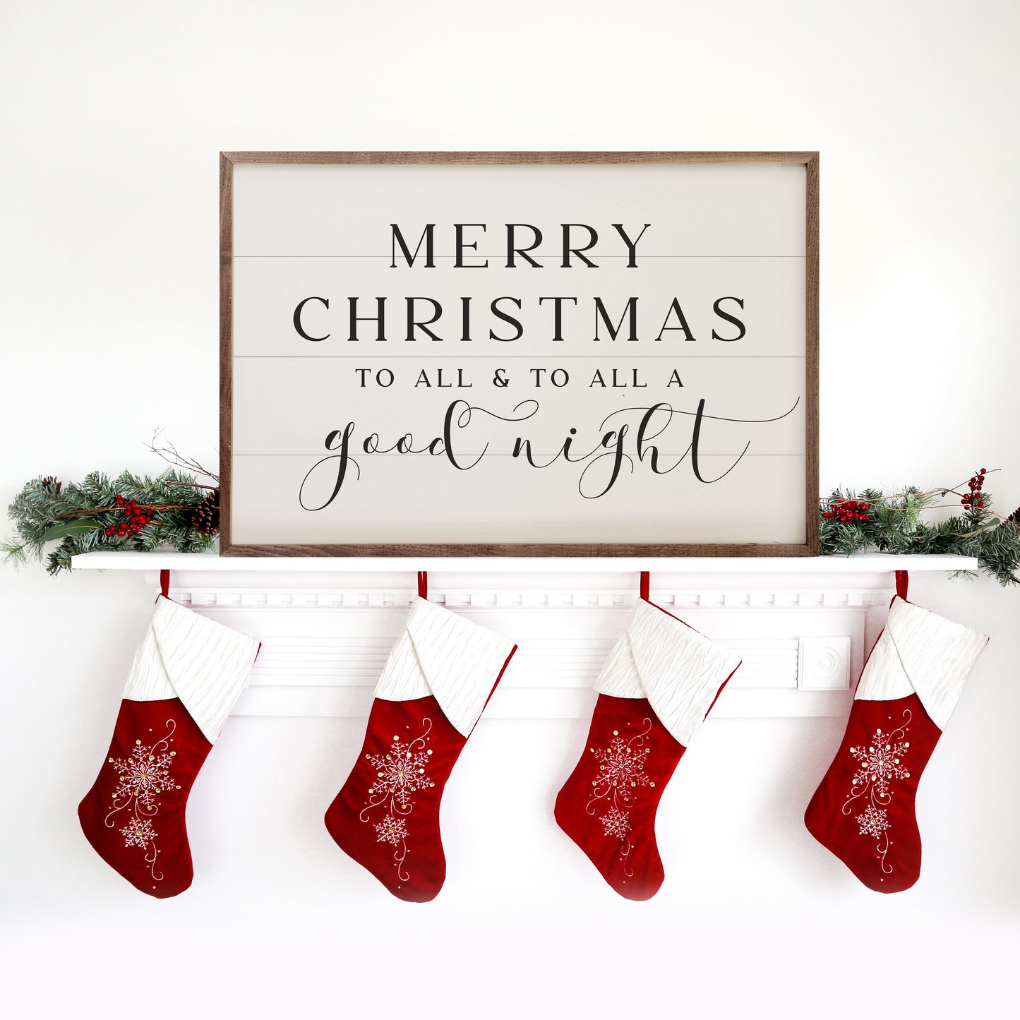 Merry Christmas Script Good Night White