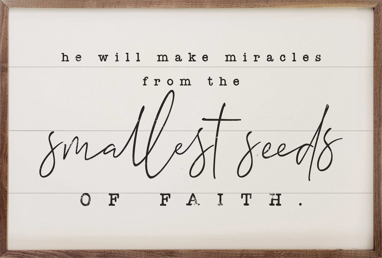 Smallest Seeds White