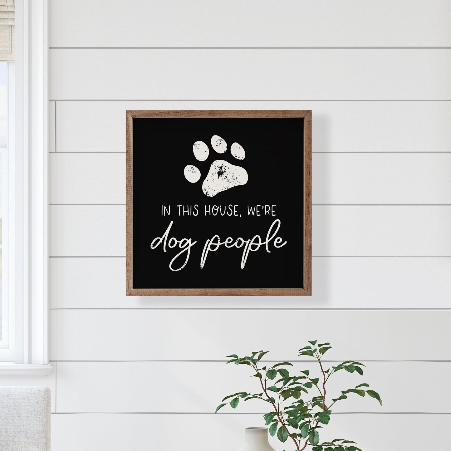 Dog People Paw Black