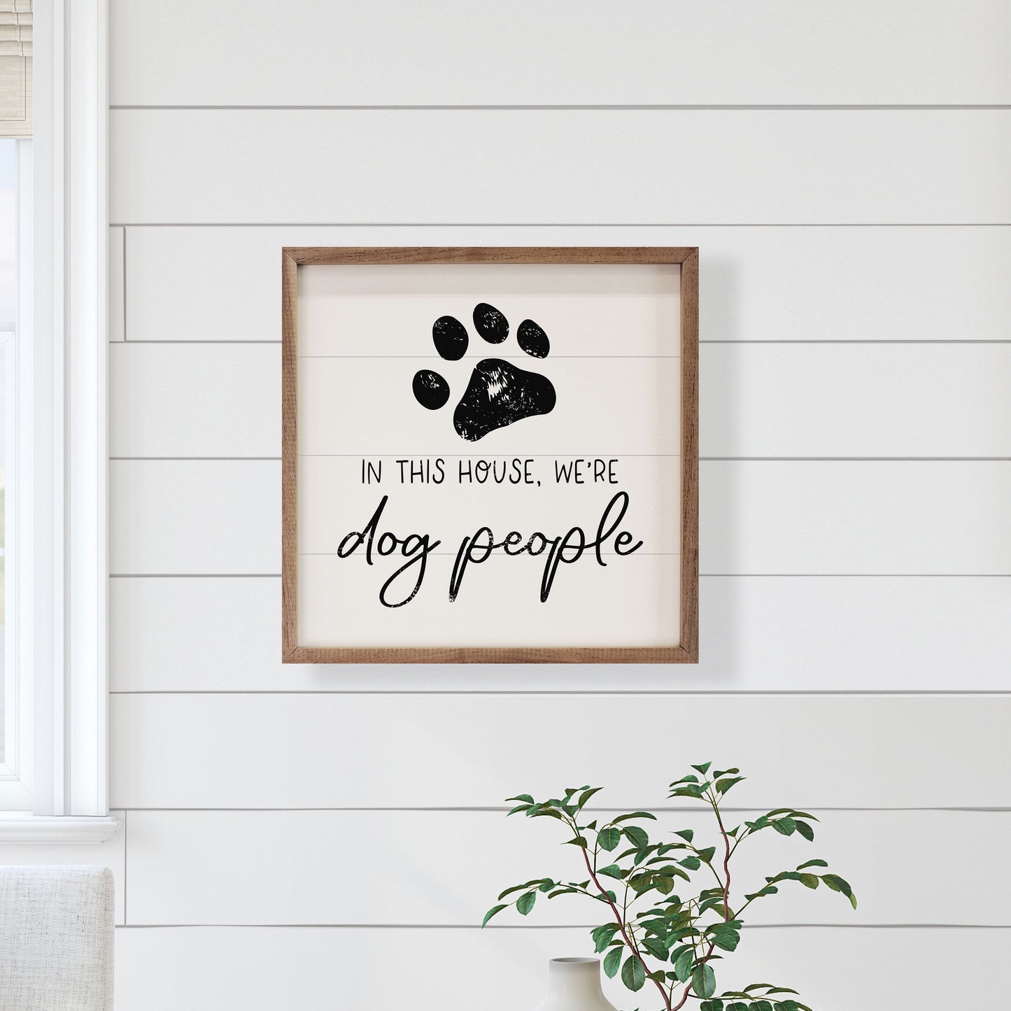 Dog People Paw White