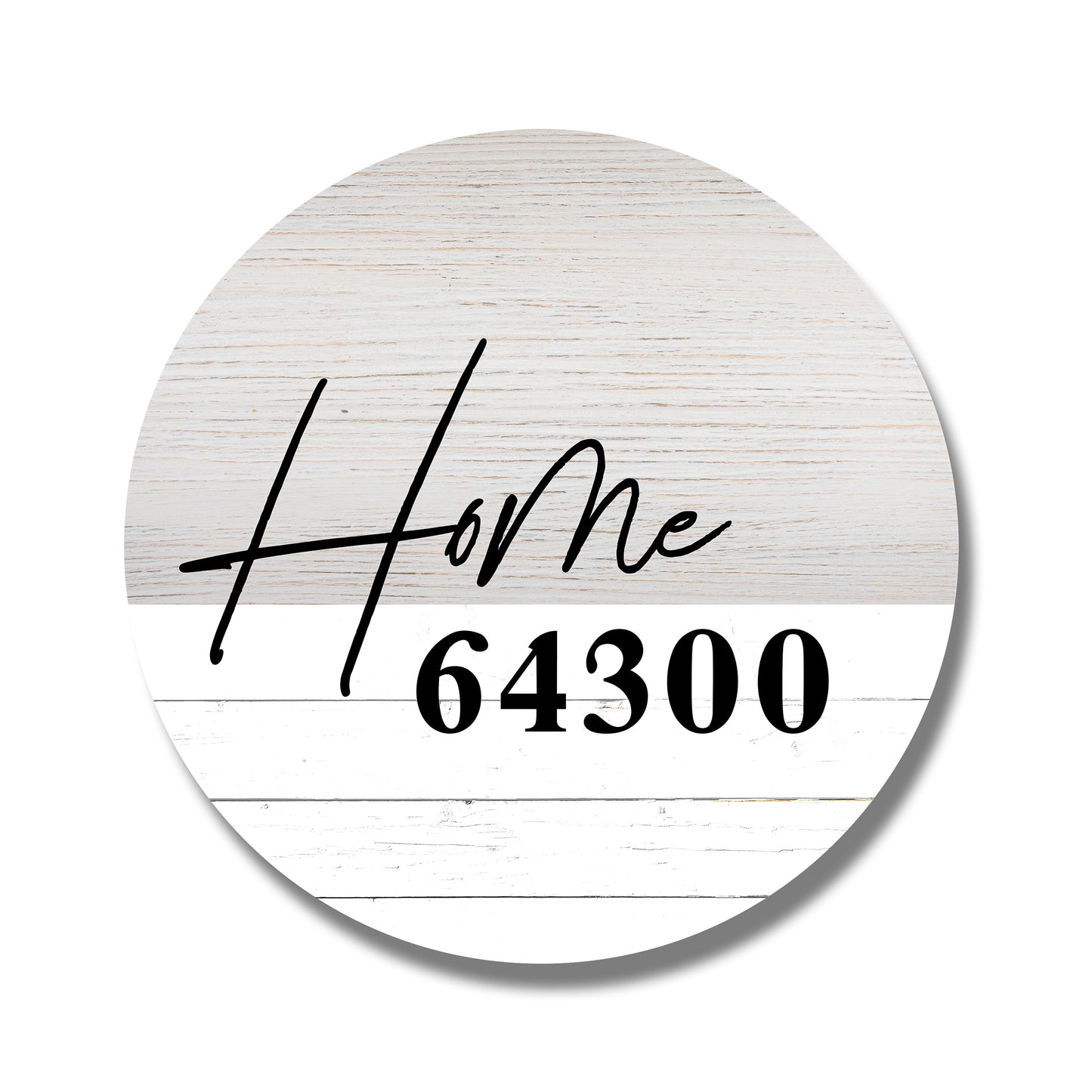 Personalized Zip Home Circle