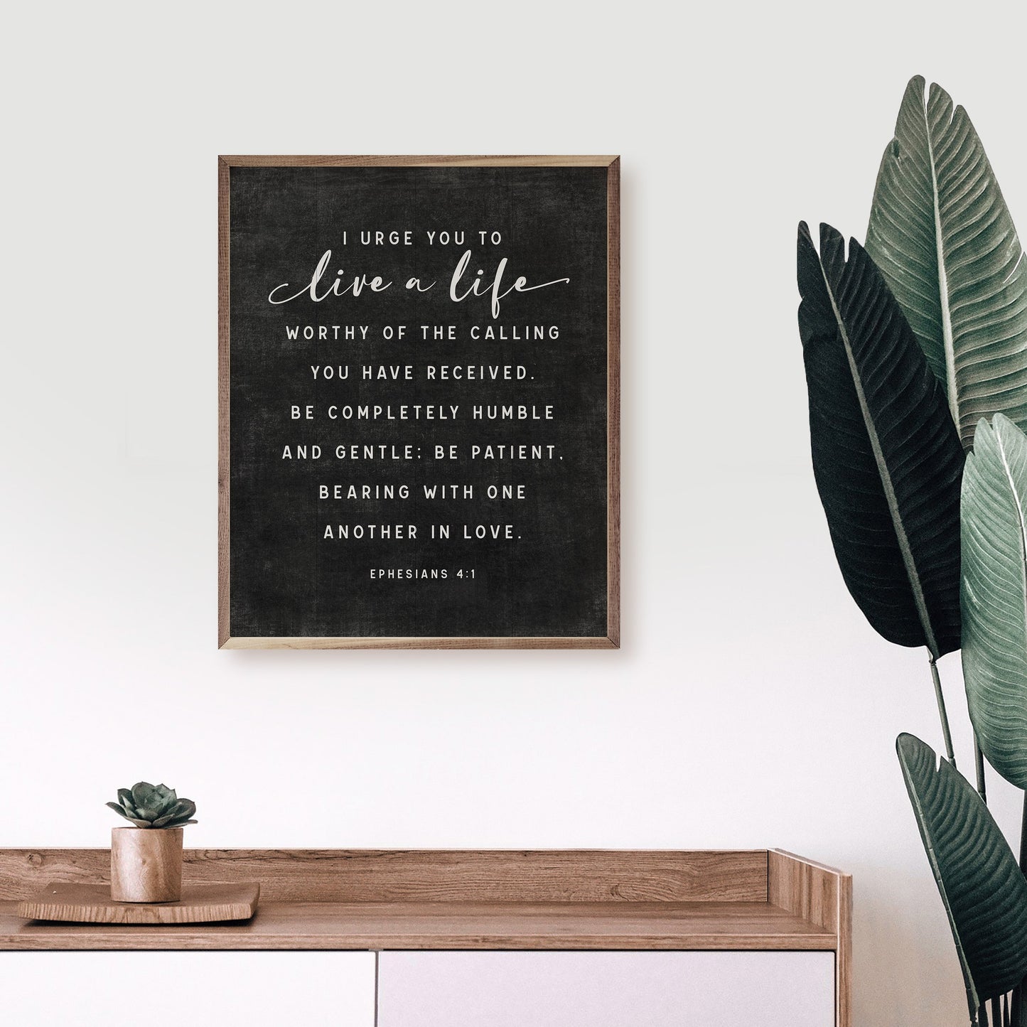 Live A Life Ephesians 4 1 Black