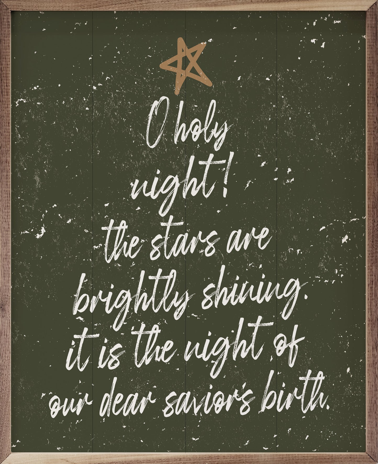 O Holy Night Tree Green