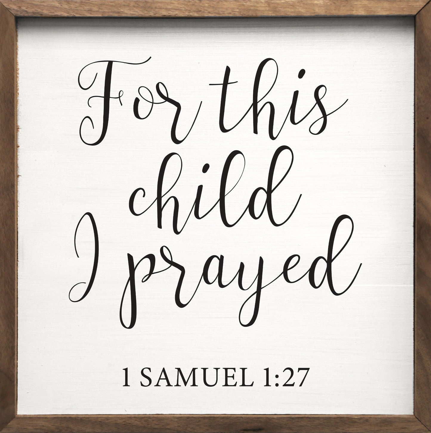 For This Child I Have Prayed Samuel 1:27 image 0