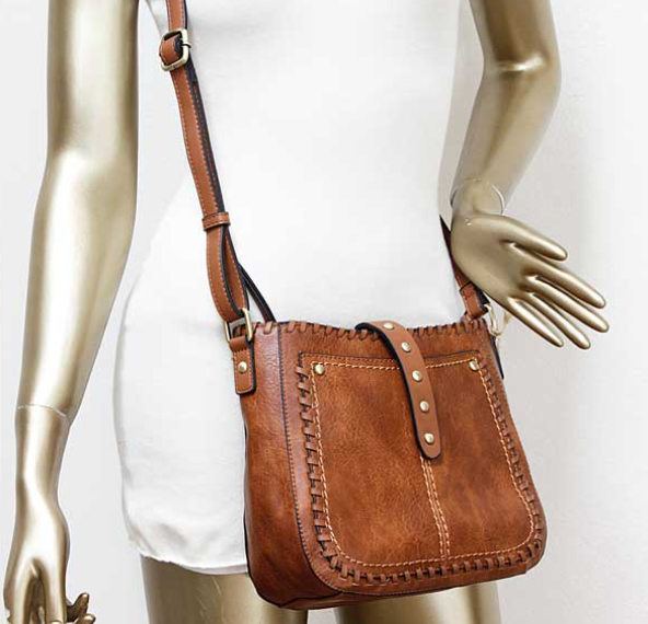 Pond - Distressed Buffalo Vegan Leather Purse image 0