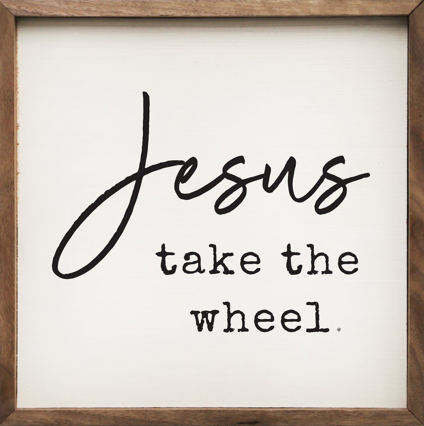 Jesus Take The Wheel White image 0