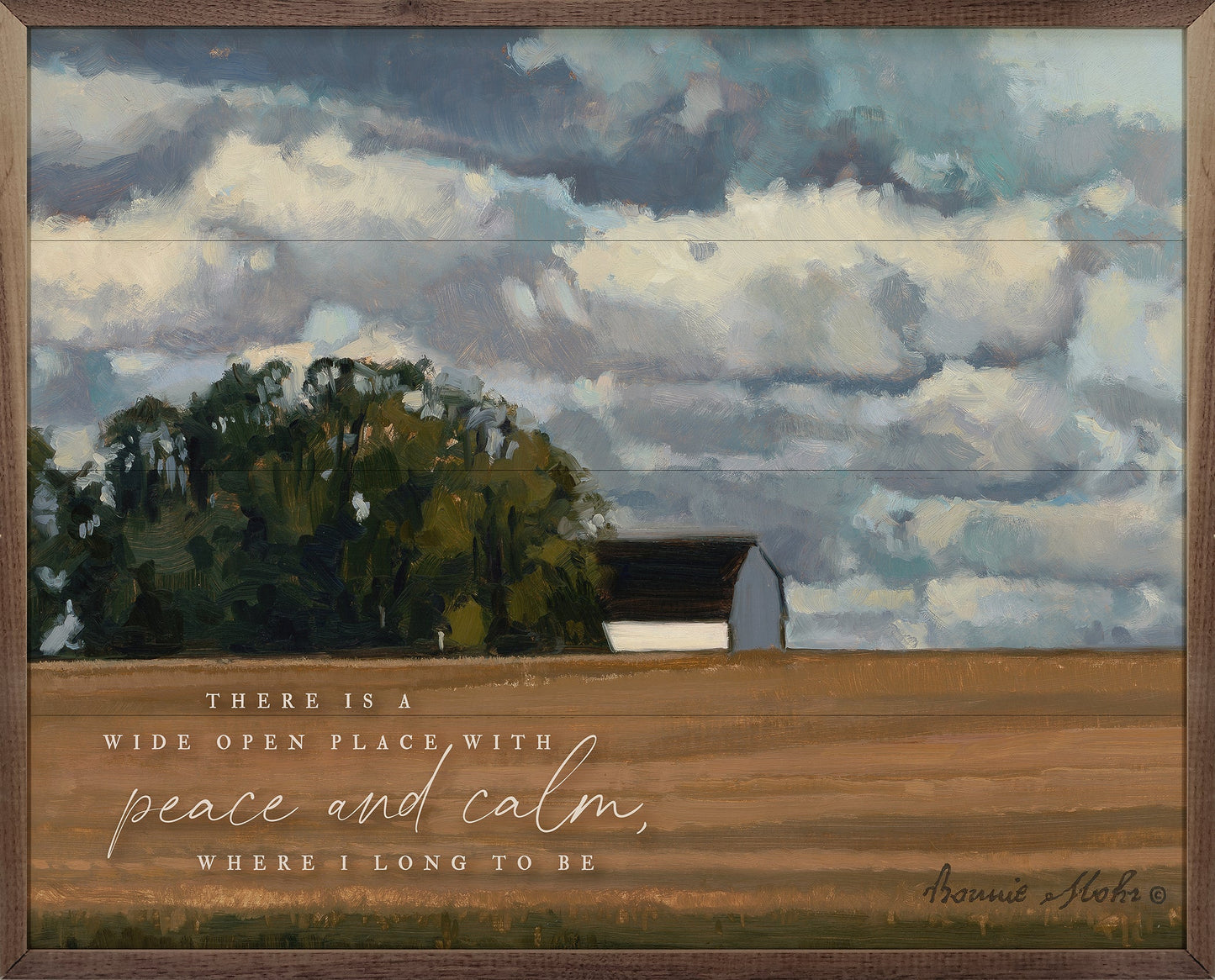A Peaceful Place By Bonnie Mohr