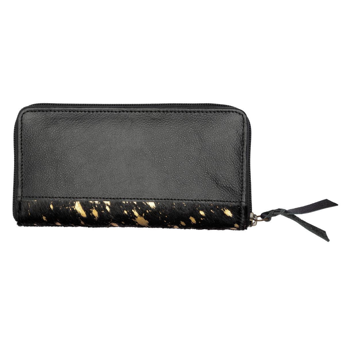 Black & Gold Leather Wallet