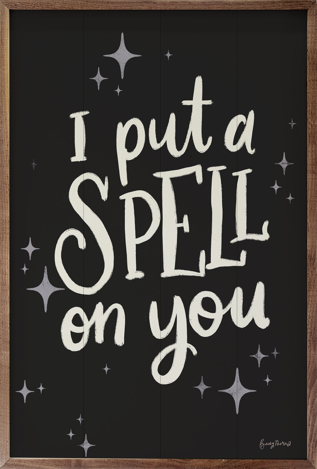 Sophisticated Spooky III Spell Black By Becky Thorns image 0