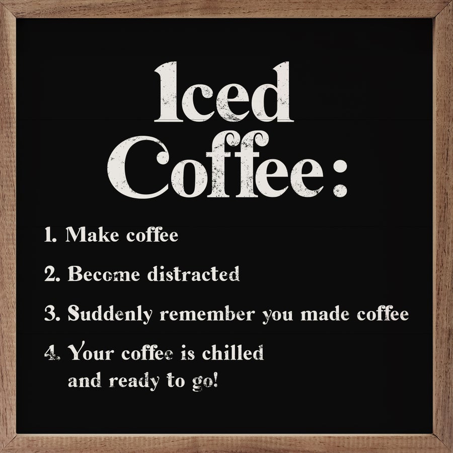Iced Coffee Recipe Black image 0