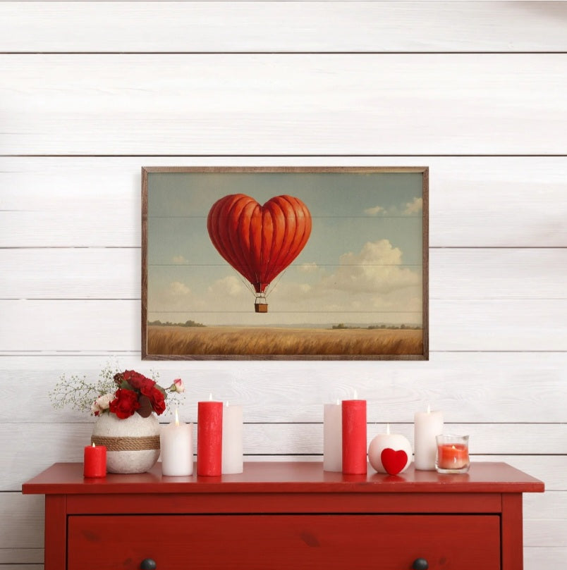 Heart Hot Air Balloon image 0