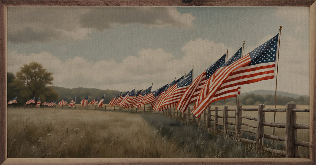 Flags In Field Rick image 1