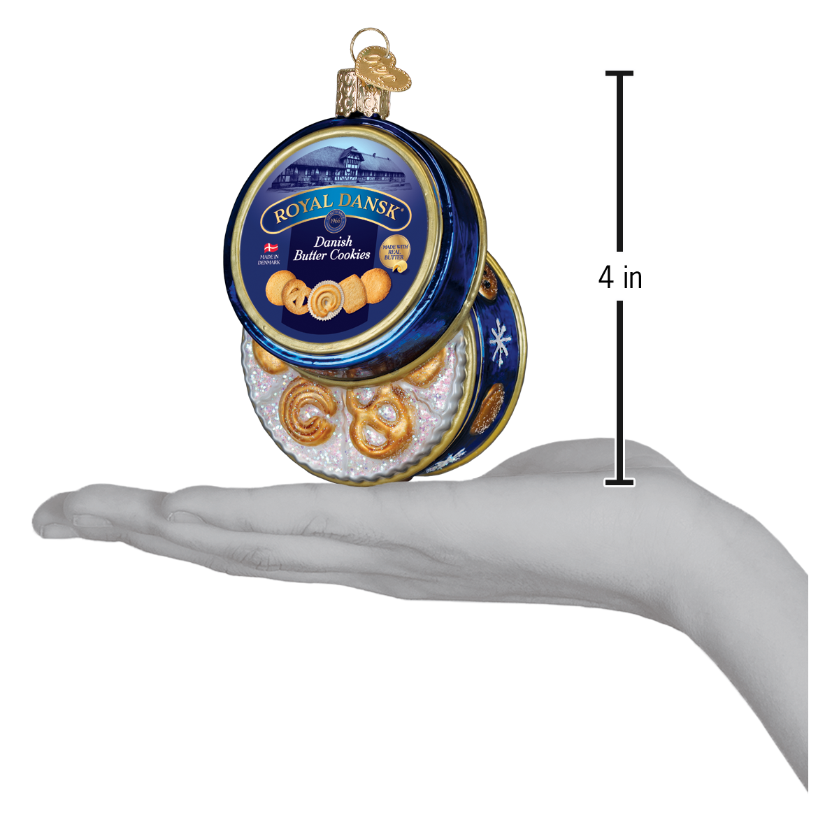 Butter Cookies Tin Ornament