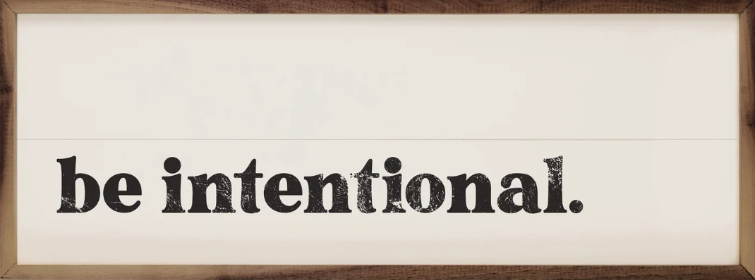 Be Intentional White image 0
