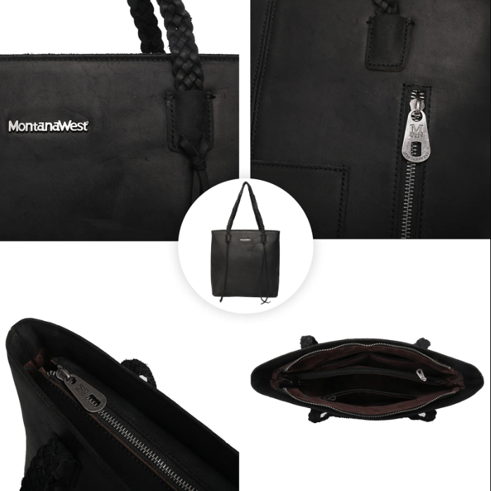 Genuine Leather Concealed Carry Tote image 8