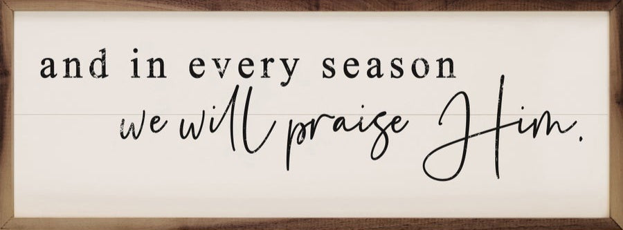 We Will Praise Him White image 0