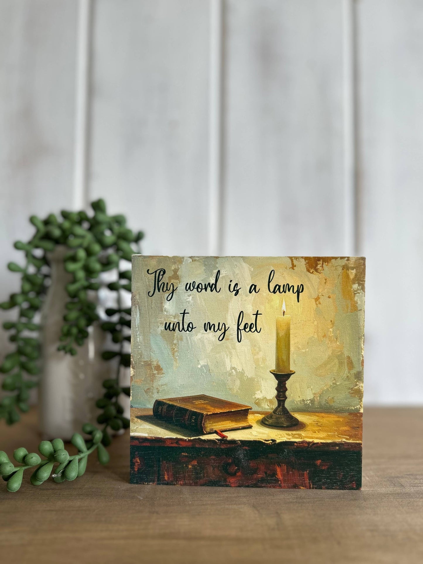 Thy Word is a Lamp Unto my Feet Sign