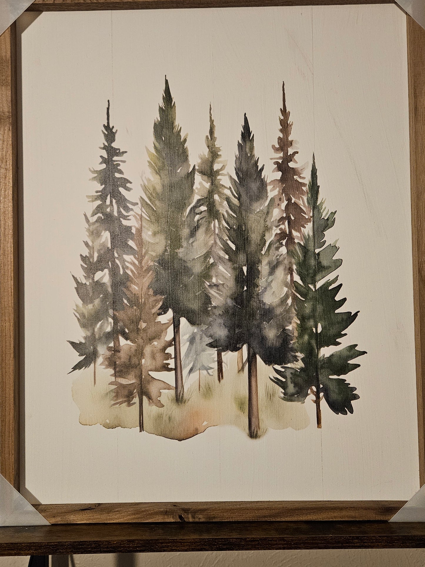 Watercolor Pines II image 0