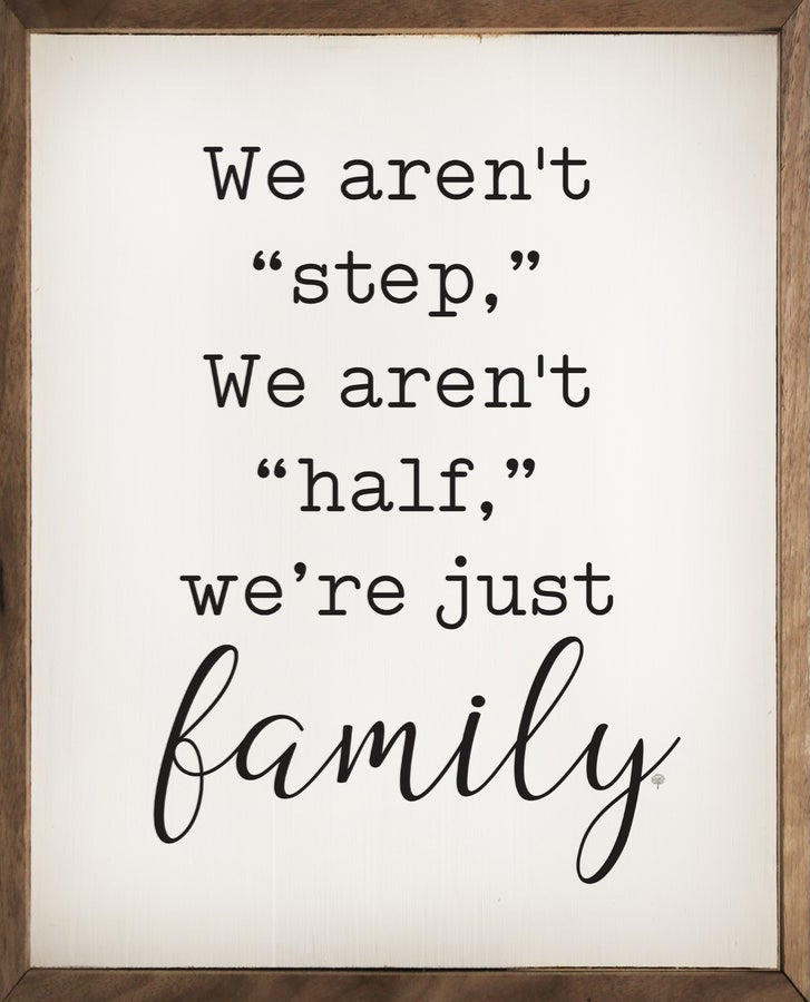 We're Just Family White image 0