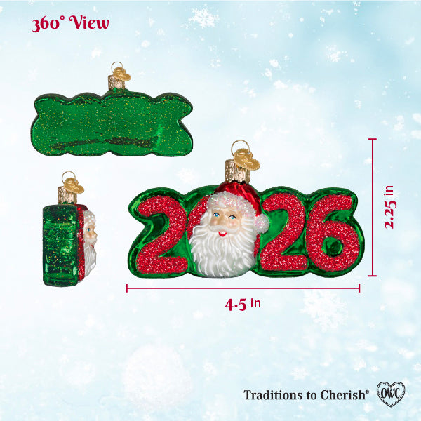 2026 Santa Ornament