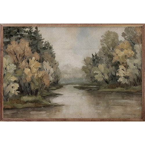 Driftless Trees Along River image 2