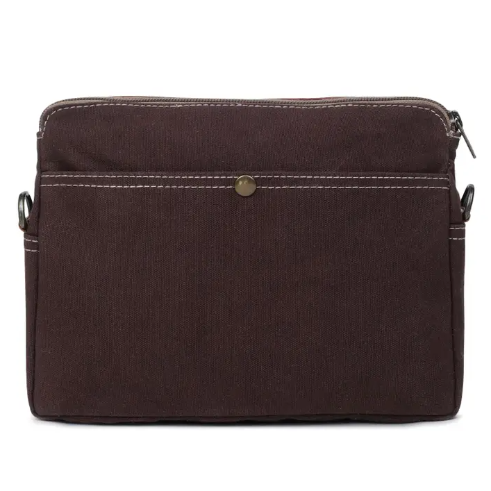 Upcycled Canvas/Leather Bag Crossbody image 5