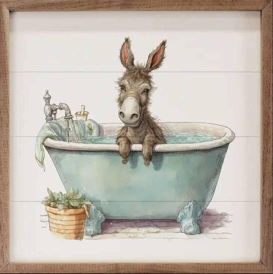 Donkey Green Tub White image 0