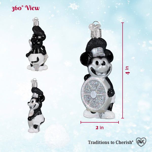 Steamboat Willie Skipper Ornament