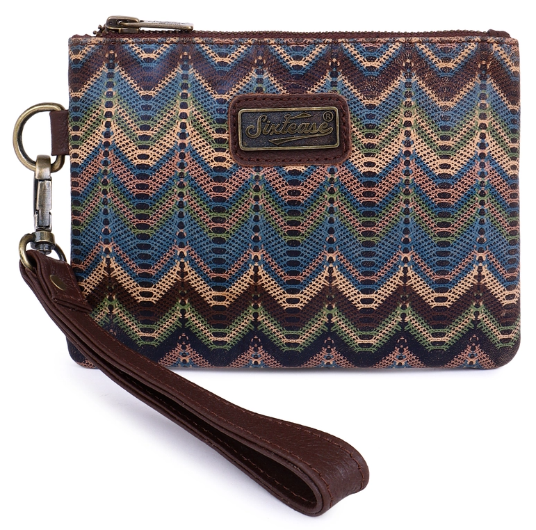 Genuine Leather Suede Wristlet image 4