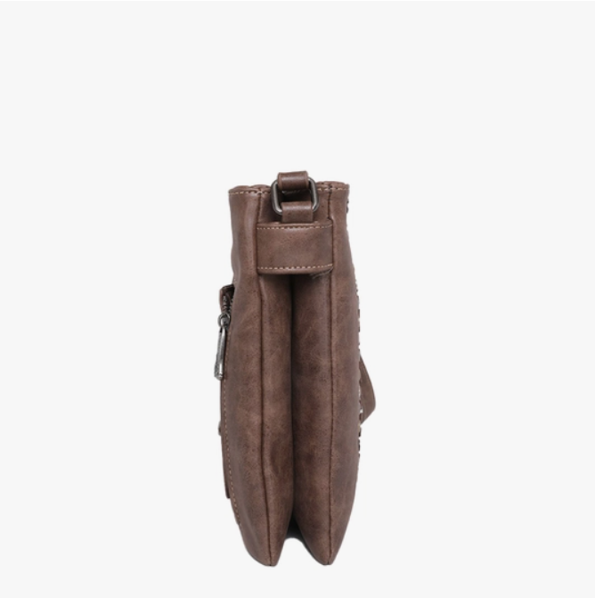 Trinity Ranch Hair-On Leather Concealed Carry Crossbody Purse image 9