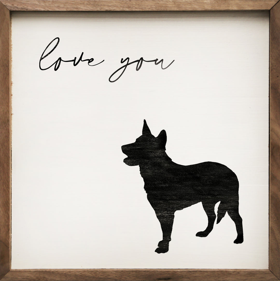 Love You Heeler White image 0