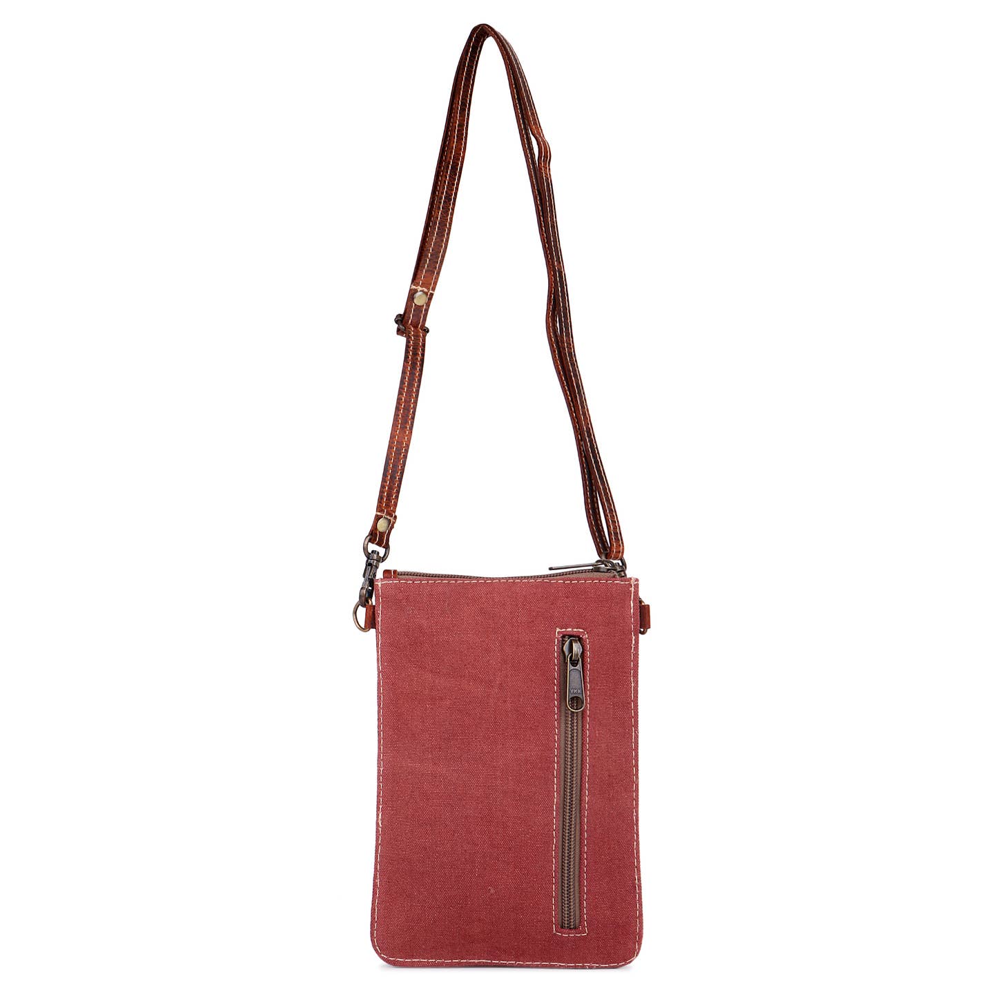 Redwood Aztec Canvas & Leather Small Cross Body image 4
