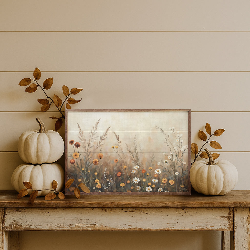 Fall Field With Mums And Daisies image 2
