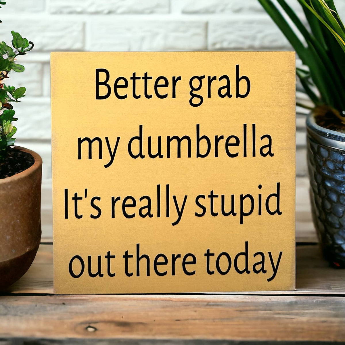 Better Grab My Dumbrella Sign