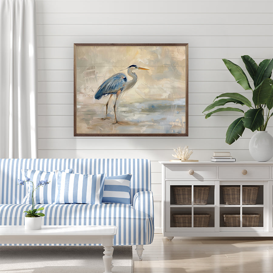Blue Heron I By Petals Prints Design image 2