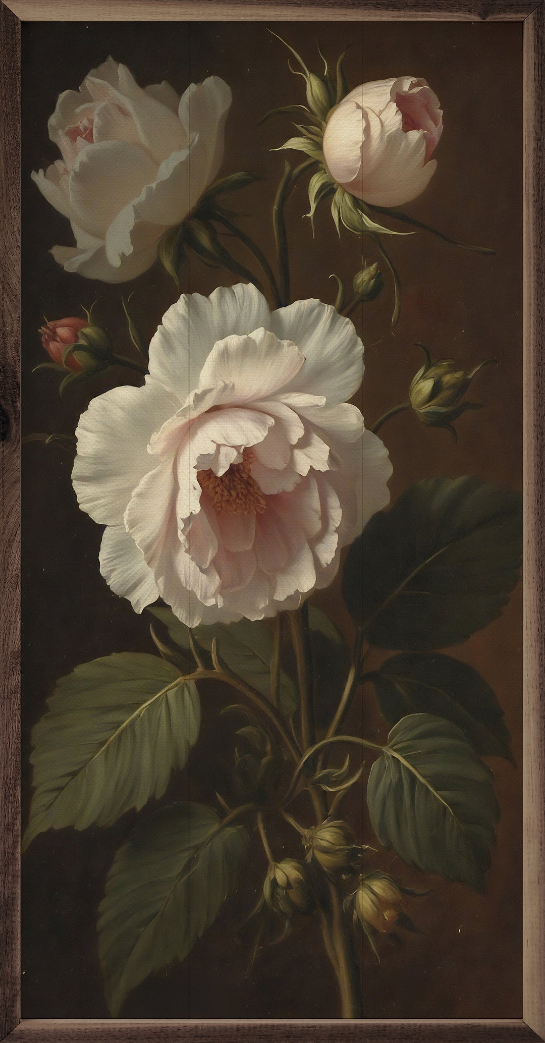 Vintage Ivory Peonies image 1