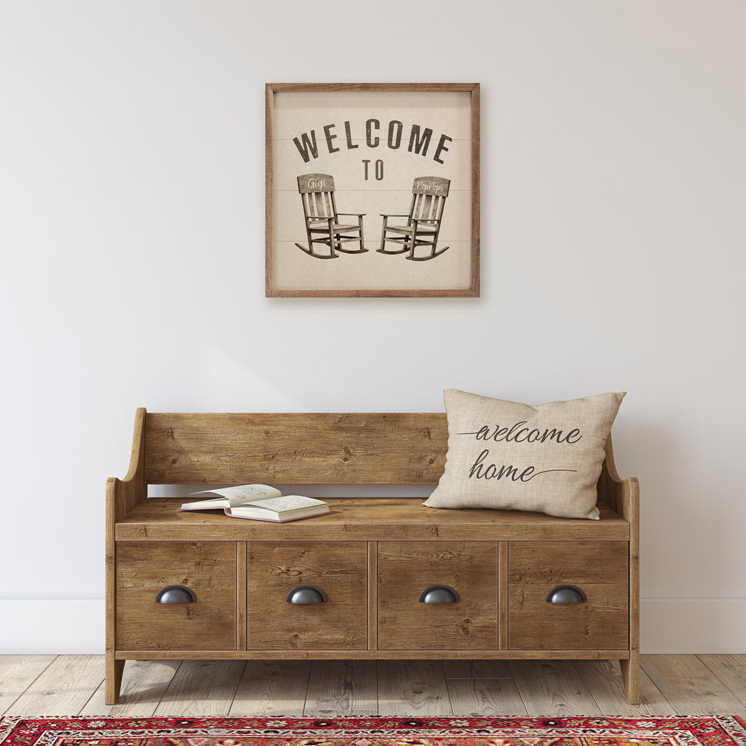 Welcome To Rocking Chairs Personalized Names image 1