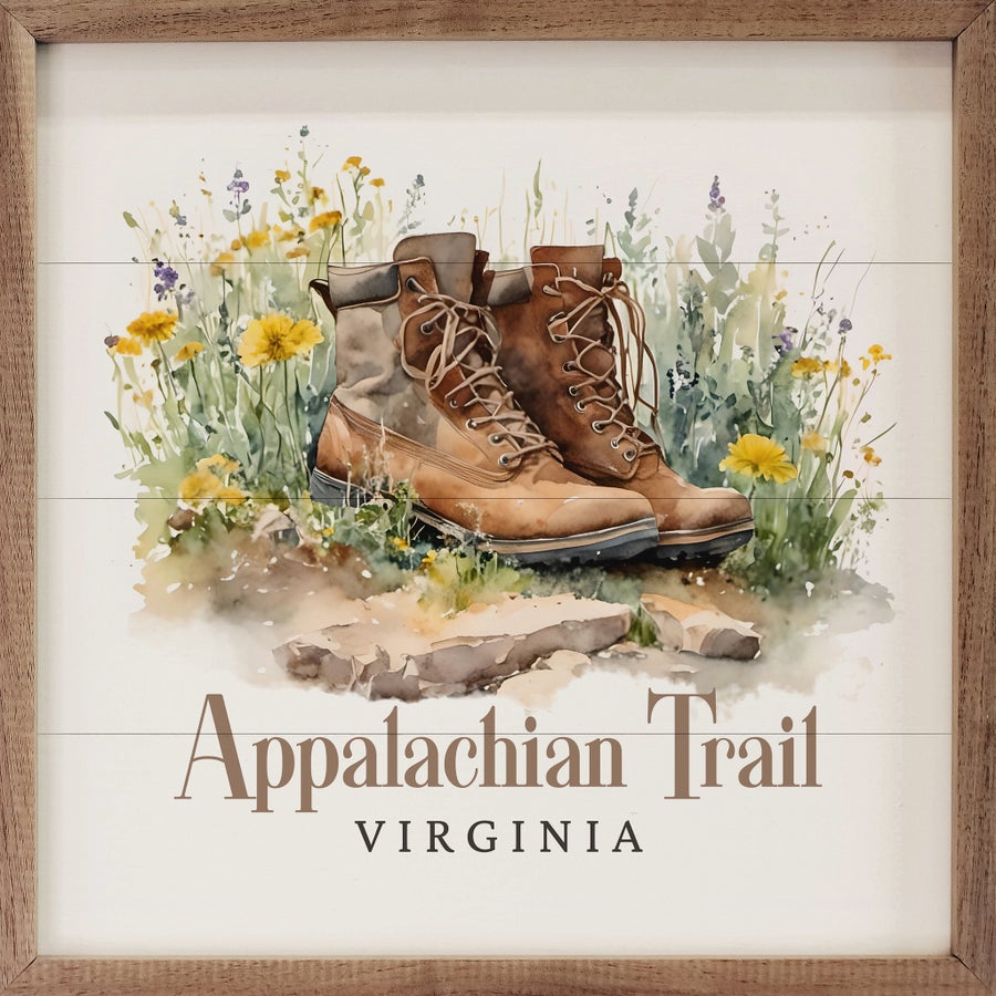 Personalized Park State Boots In Flowers White image 0